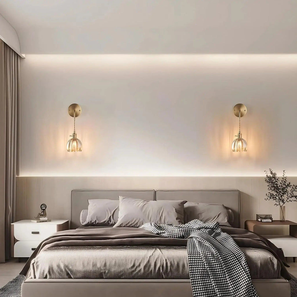 Vintal | Glazen Retro Wandlamp