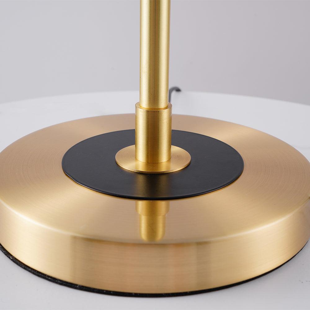 Mino | Luxe Retro Tafellamp – Modern Design met Gouden Basis & Klassiek Trekkoord