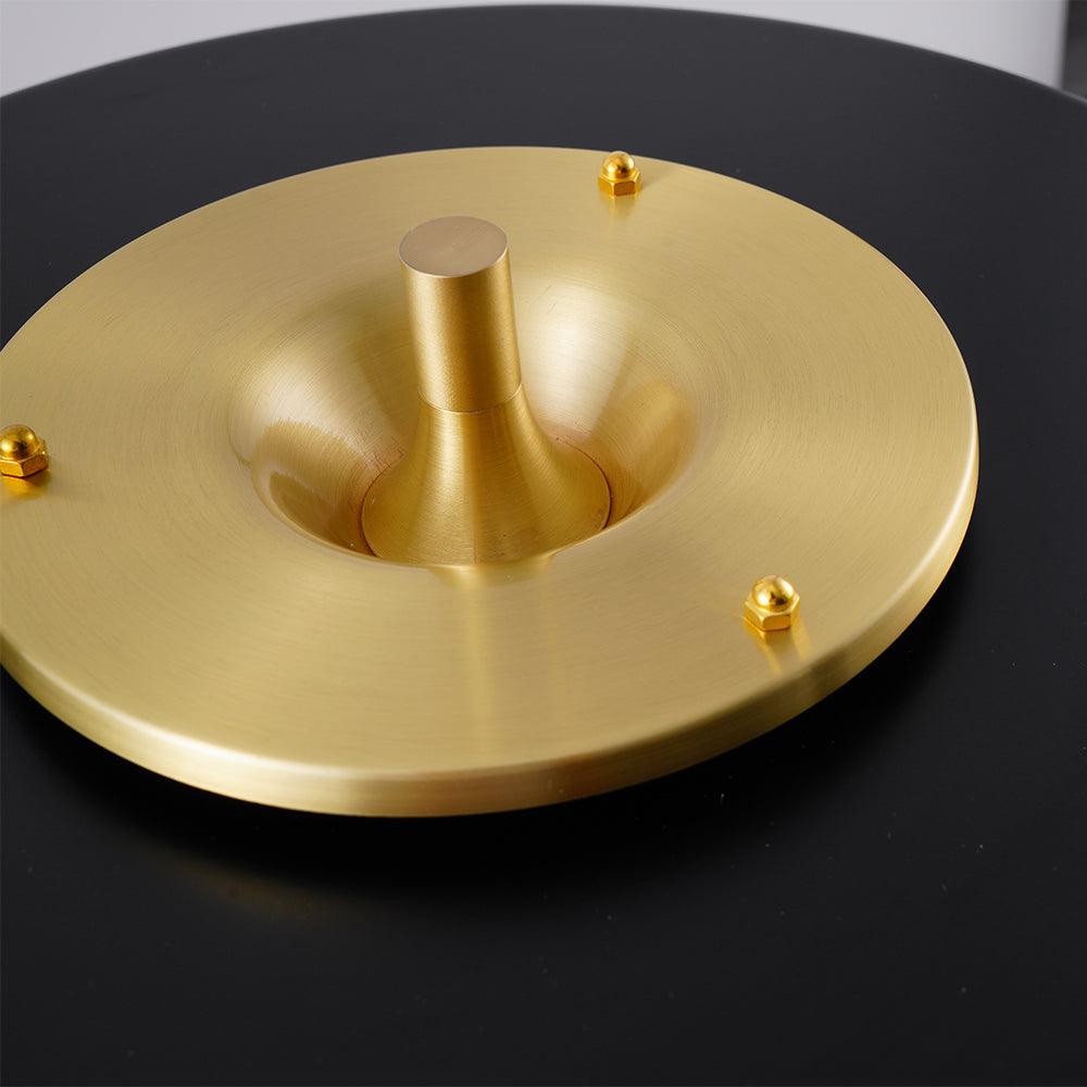 Mino | Luxe Retro Tafellamp – Modern Design met Gouden Basis & Klassiek Trekkoord