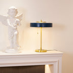 Mino | Luxe Retro Tafellamp – Modern Design met Gouden Basis & Klassiek Trekkoord