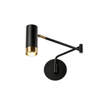 Vittorio | Verstelbare Wandlamp – Metaal met Draaibare Arm – Zwart of Wit met Goud