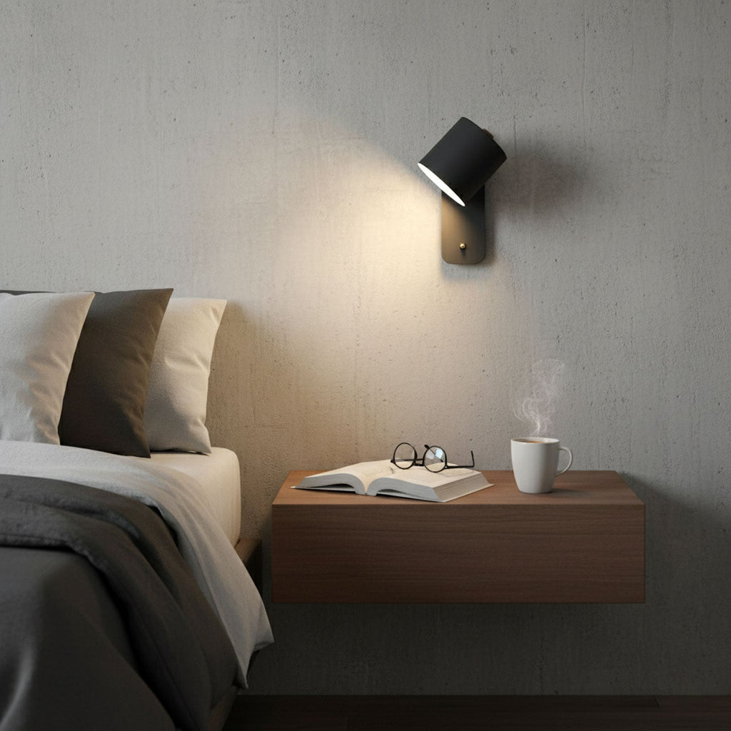Draaibare Wandlamp – 350° Verstelbaar – Metaal & Hout | Giro Legno