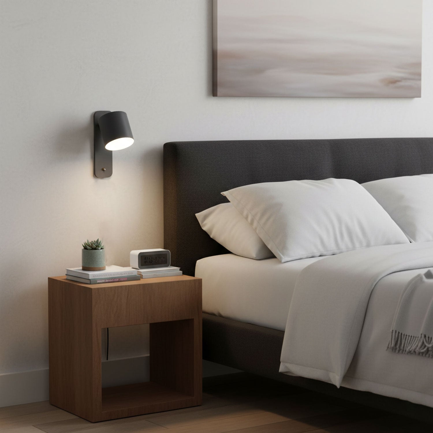 Draaibare Wandlamp – 350° Verstelbaar – Metaal & Hout | Giro Legno