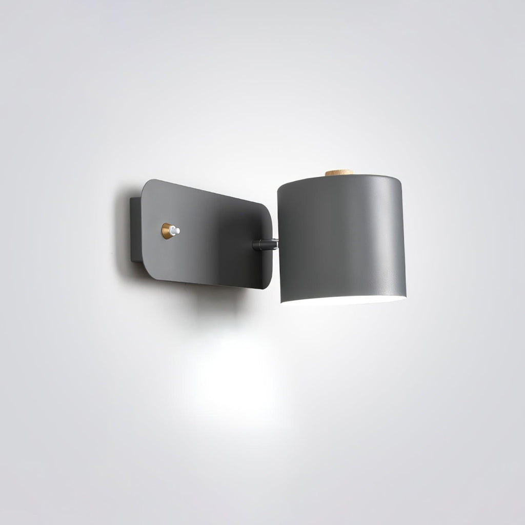 Draaibare Wandlamp – 350° Verstelbaar – Metaal & Hout | Giro Legno