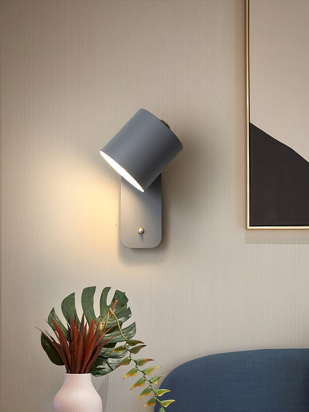 Draaibare Wandlamp – 350° Verstelbaar – Metaal & Hout | Giro Legno