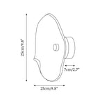 Cemaro | Organisch Glazen Wandlamp