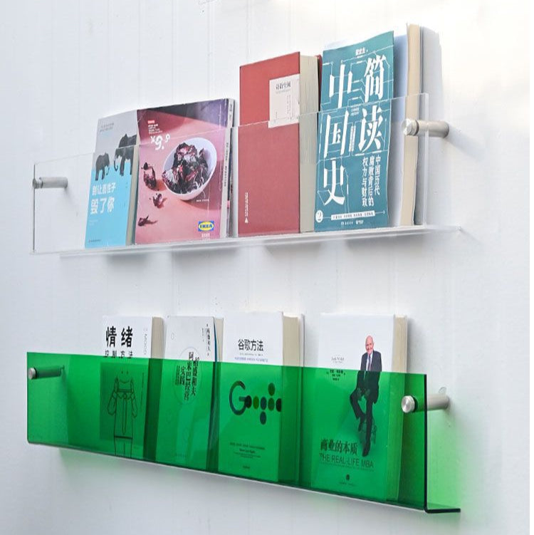 Zwevende Wandplank Transparant – Modern Design – Wandmontage | Seraphina
