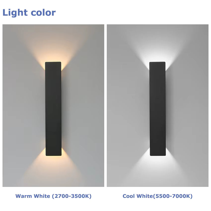 Waterdichte Buitenwandlamp – Up & Down LED Verlichting | Luwano