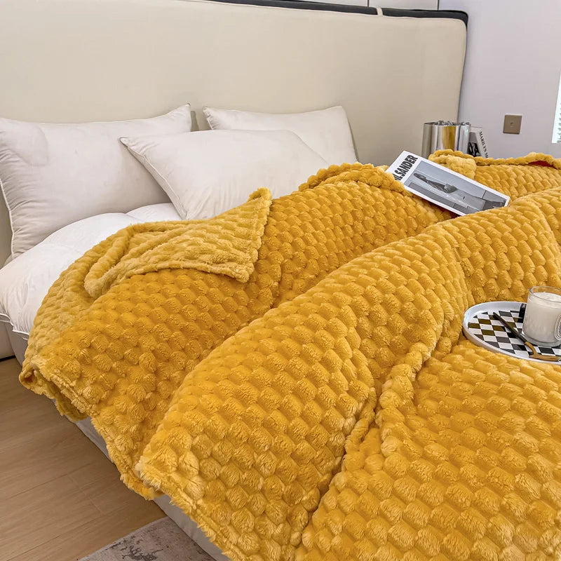 Fleece Plaid – Honingraat Structuur – Extra Zacht | Ruta