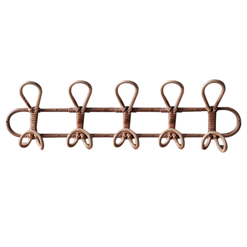 Rotan Wandkapstok – Handgemaakt Design – Organische Vorm | Rattan