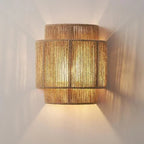 Zola | Ambachtelijke Wandlamp – Japandi Design met Henneptouw & Bamboe