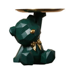 Kumagawa | Geometrisch Berenfiguur – Artistiek Sculptuur & Sleutelhouder
