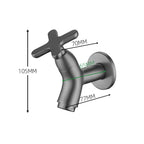 Messing Wandkraan – Koud Water – G1/2" | Ottone Flow