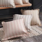 Fascia | Elegant Jacquard Kussenhoes met Franje