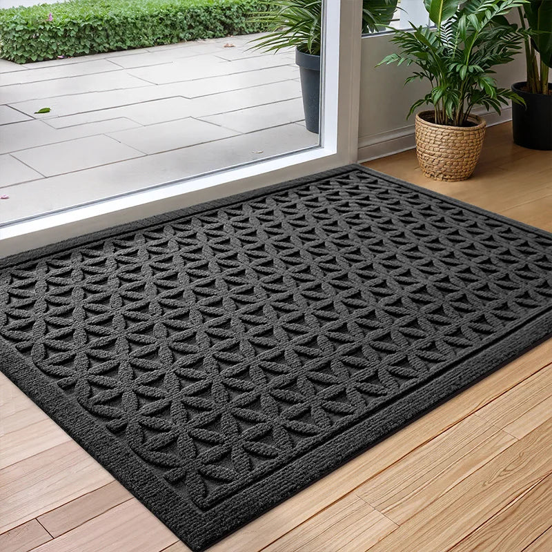 Janora | Polyester Rubber Deurmat – Antislip & Waterabsorberend voor Binnen en Buiten