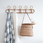 Rotan Wandkapstok – Handgemaakt Design – Organische Vorm | Rattan