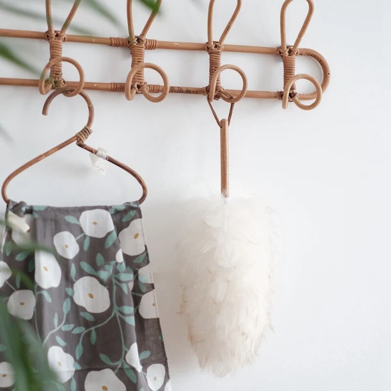 Rotan Wandkapstok – Handgemaakt Design – Organische Vorm | Rattan
