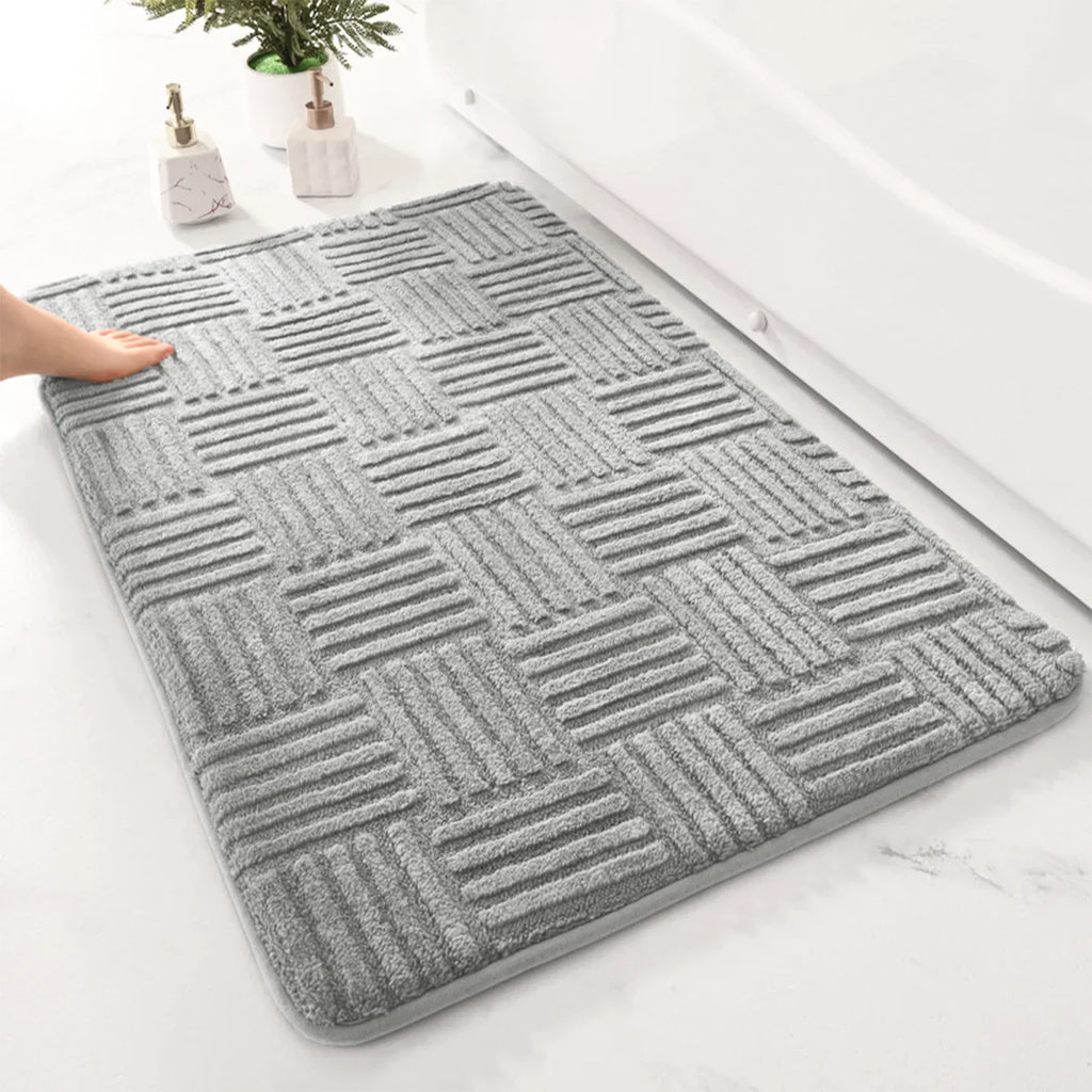 Tessora | Dikke Gestreepte Antislip Badmat