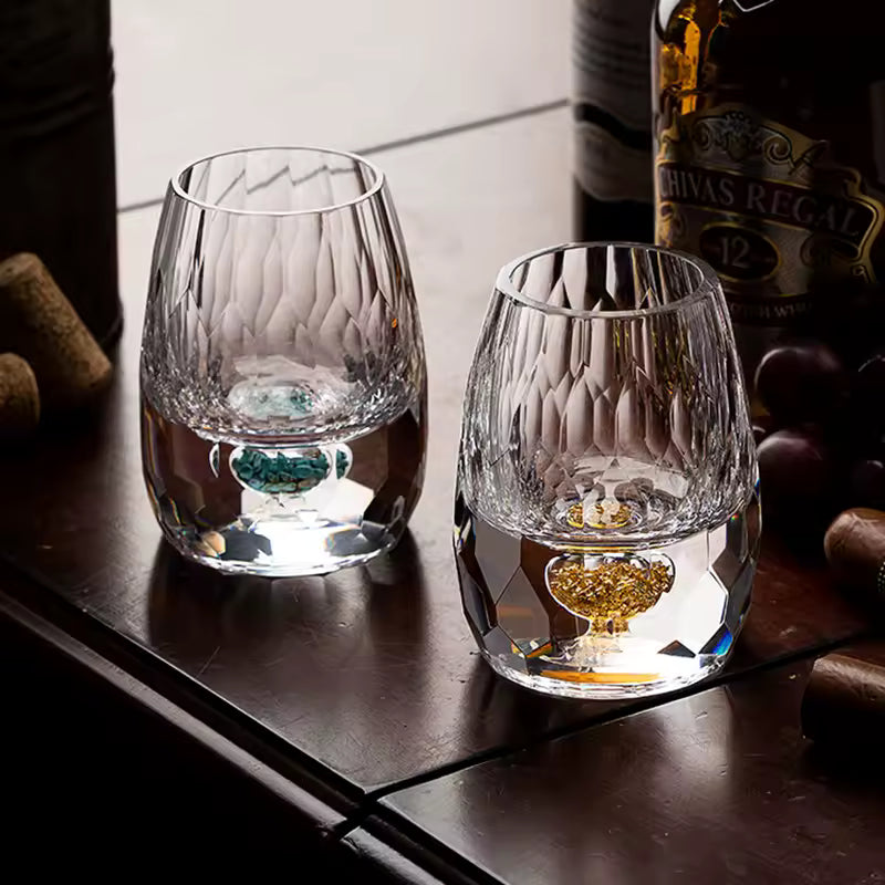 Japans Sakeglas met Bladgoud | Kogane