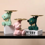Kumagawa | Geometrisch Berenfiguur – Artistiek Sculptuur & Sleutelhouder