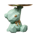 Kumagawa | Geometrisch Berenfiguur – Artistiek Sculptuur & Sleutelhouder