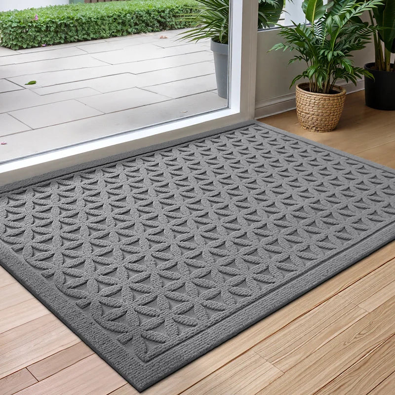 Janora | Polyester Rubber Deurmat – Antislip & Waterabsorberend voor Binnen en Buiten