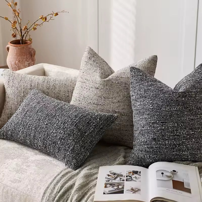 Sierkussenhoes – Geweven Textuur – Aardetinten | Weave