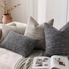 Sierkussenhoes – Geweven Textuur – Aardetinten | Weave