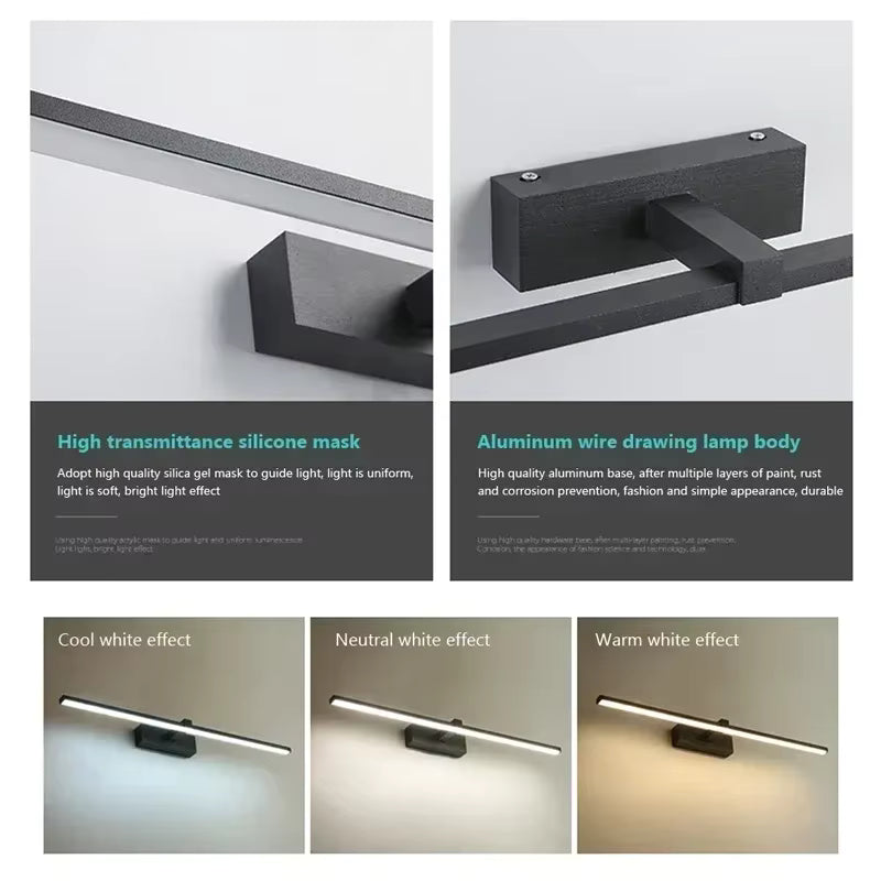 Lineaform | Minimalistische Badkamer LED Spiegellamp