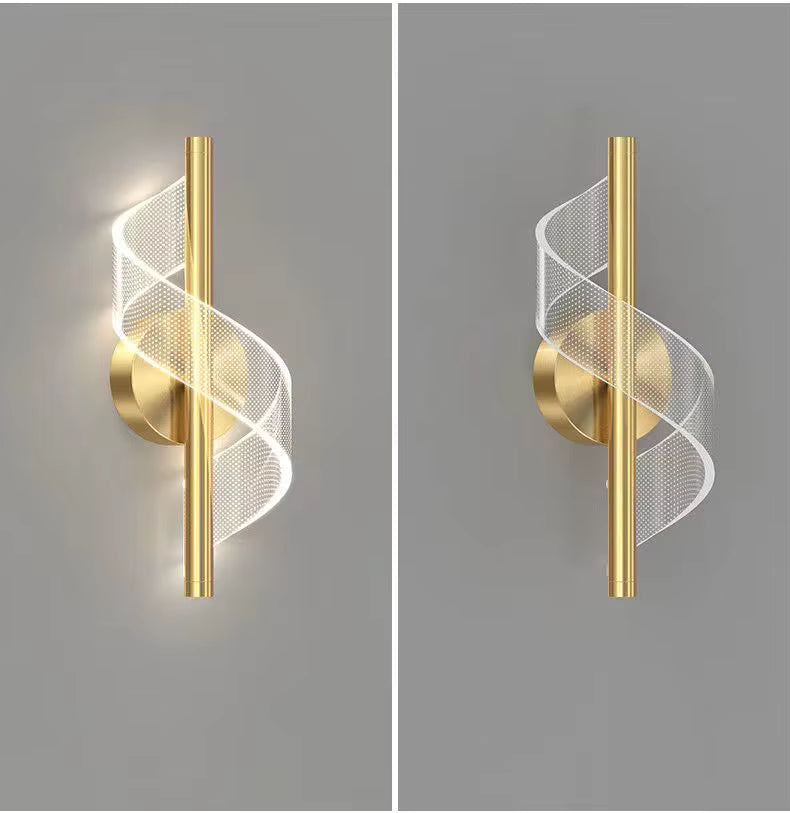 Nota Oro | Design Wandlamp – Messing & Acryl – Muzikaal Design