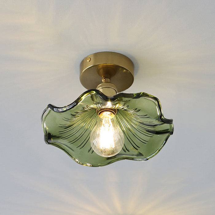 Fiore di Vetro | Hibiscus Plafondlamp – Glas & Goud