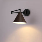 Noren | Nordic Minimalistische Wandlamp met Zwenkarm en Houtlook