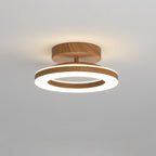 Orbene | Open Ring LED Plafondlamp met Houten Frame