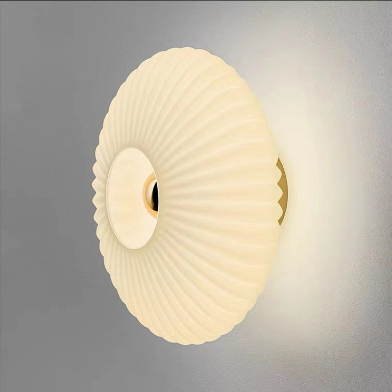 Luvia | Design Wandlamp van Gestreept Glas