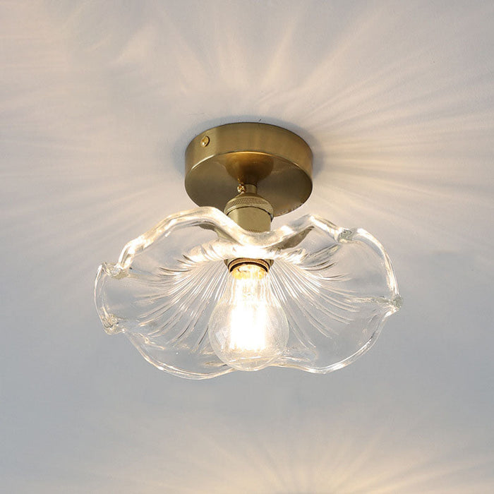 Fiore di Vetro | Hibiscus Plafondlamp – Glas & Goud