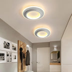 Basso | Compacte LED Plafondlamp met Houtprint