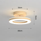 Orbene | Open Ring LED Plafondlamp met Houten Frame