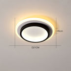 Basso | Compacte LED Plafondlamp met Houtprint