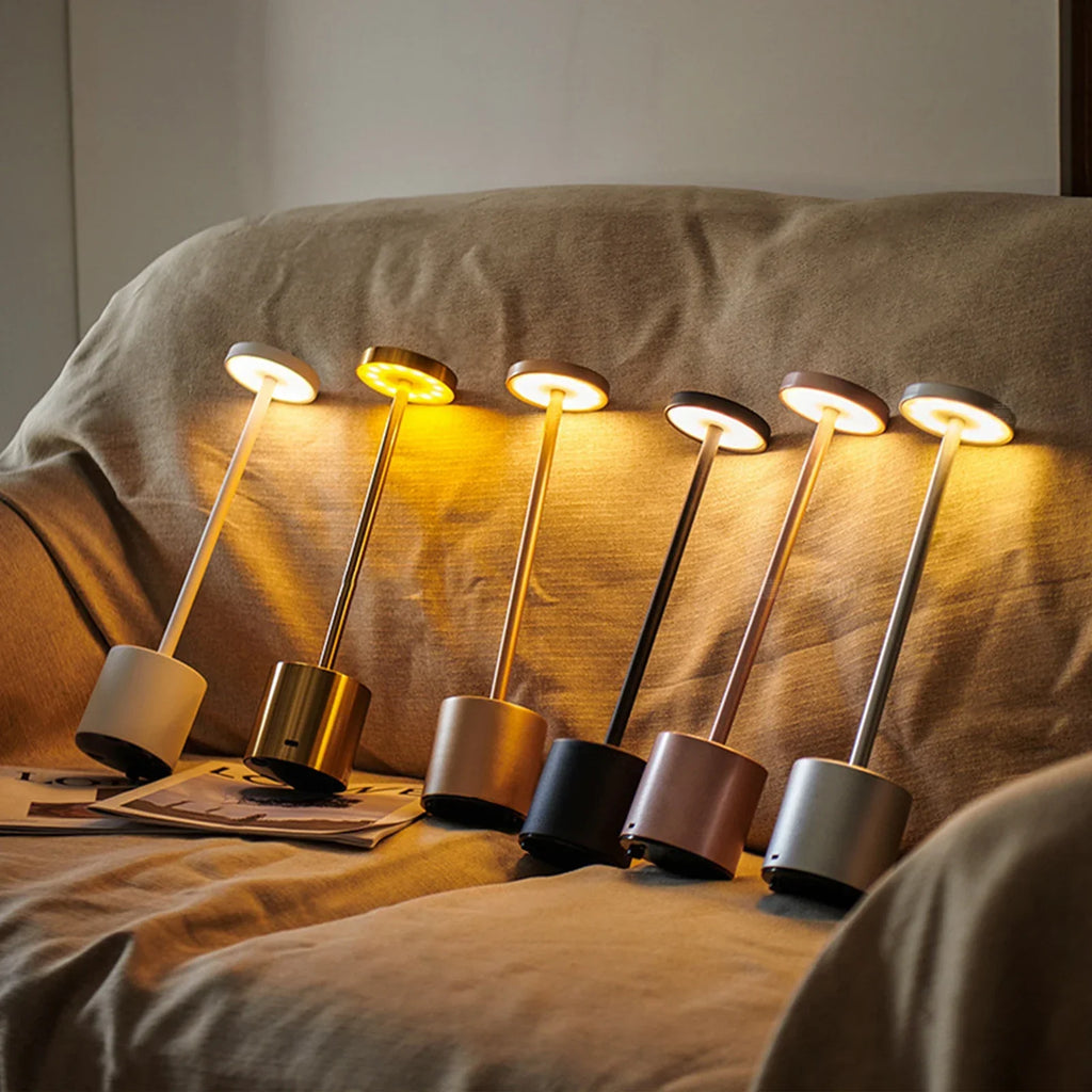 PilaElemento | Draadloze LED Tafellamp – Touchbediening – Oplaadbaar