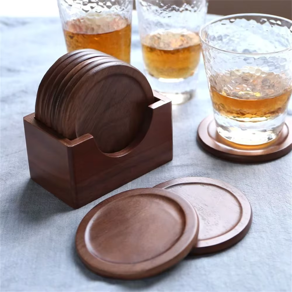 Komorebi | Japanse Houten Onderzetter Set