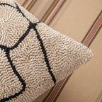 Linia | Moderne Geometrische Tufted Kussenhoes