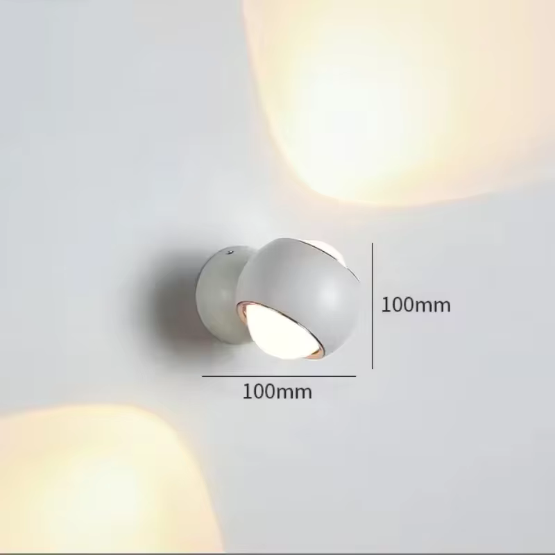 Cintra | Wandlamp met Kristalglas – Up & Down Licht – Compact Design