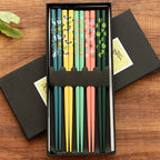 Irodori | Luxe 5-delige Bamboe Eetstokjes Set