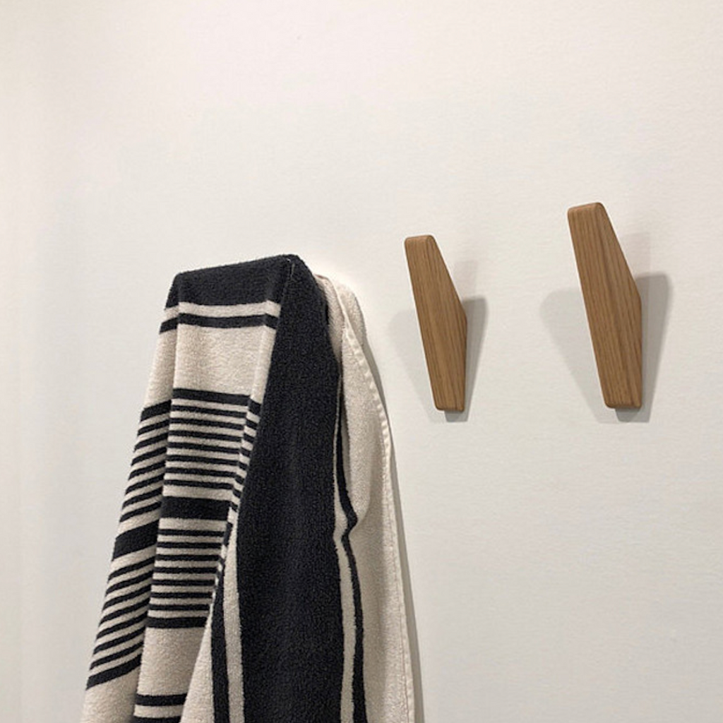 Naturea | Houten Wandhaken (Set van 2)