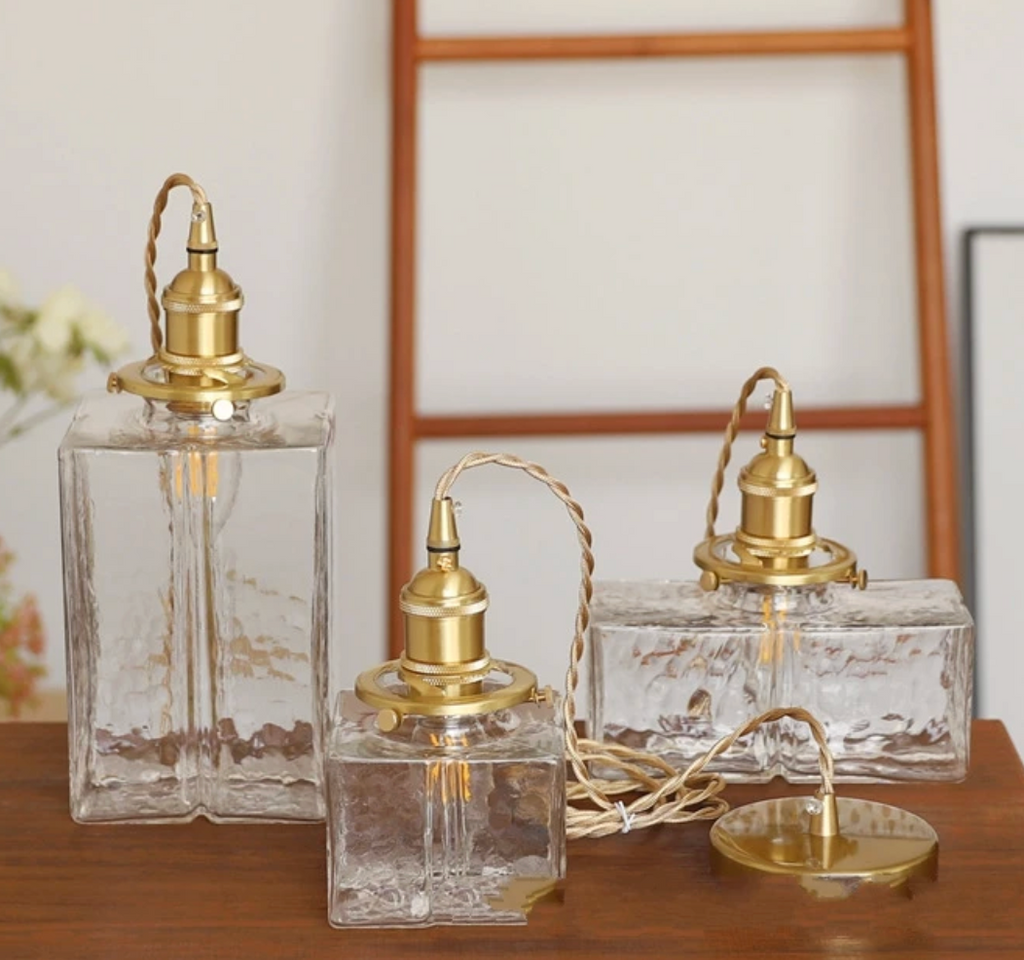 Retro Hanglamp – Geribbeld Glas – E27 | Oro Retro