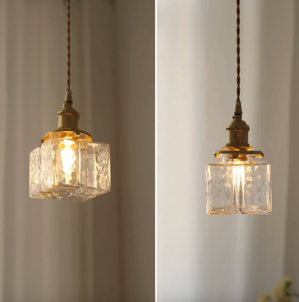 Retro Hanglamp – Geribbeld Glas – E27 | Oro Retro