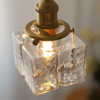 Retro Hanglamp – Geribbeld Glas – E27 | Oro Retro