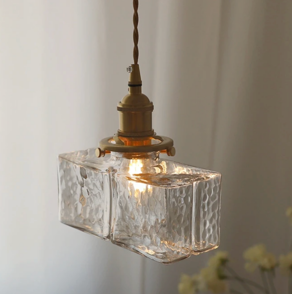 Retro Hanglamp – Geribbeld Glas – E27 | Oro Retro