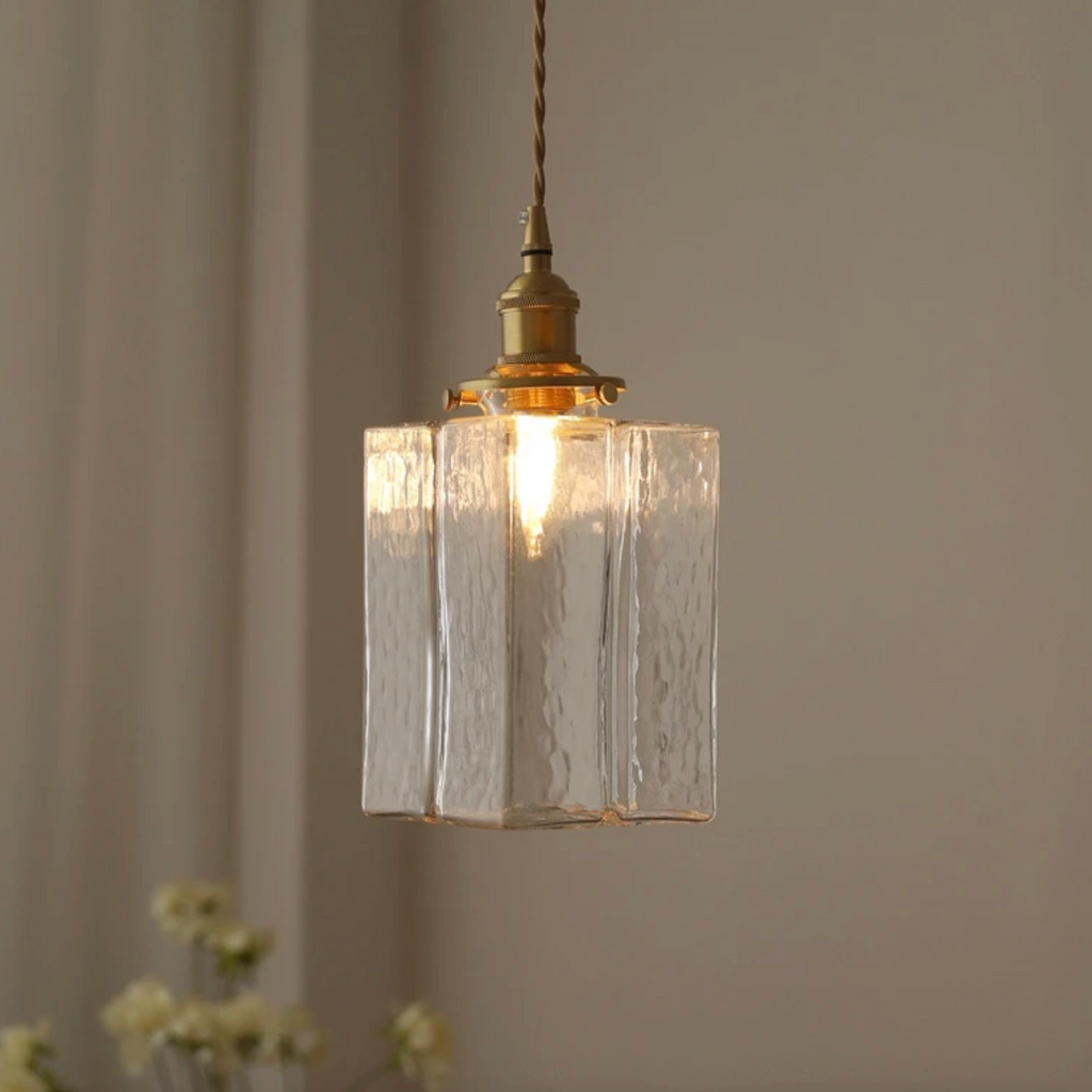 Retro Hanglamp – Geribbeld Glas – E27 | Oro Retro