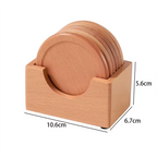 Komorebi | Japanse Houten Onderzetter Set